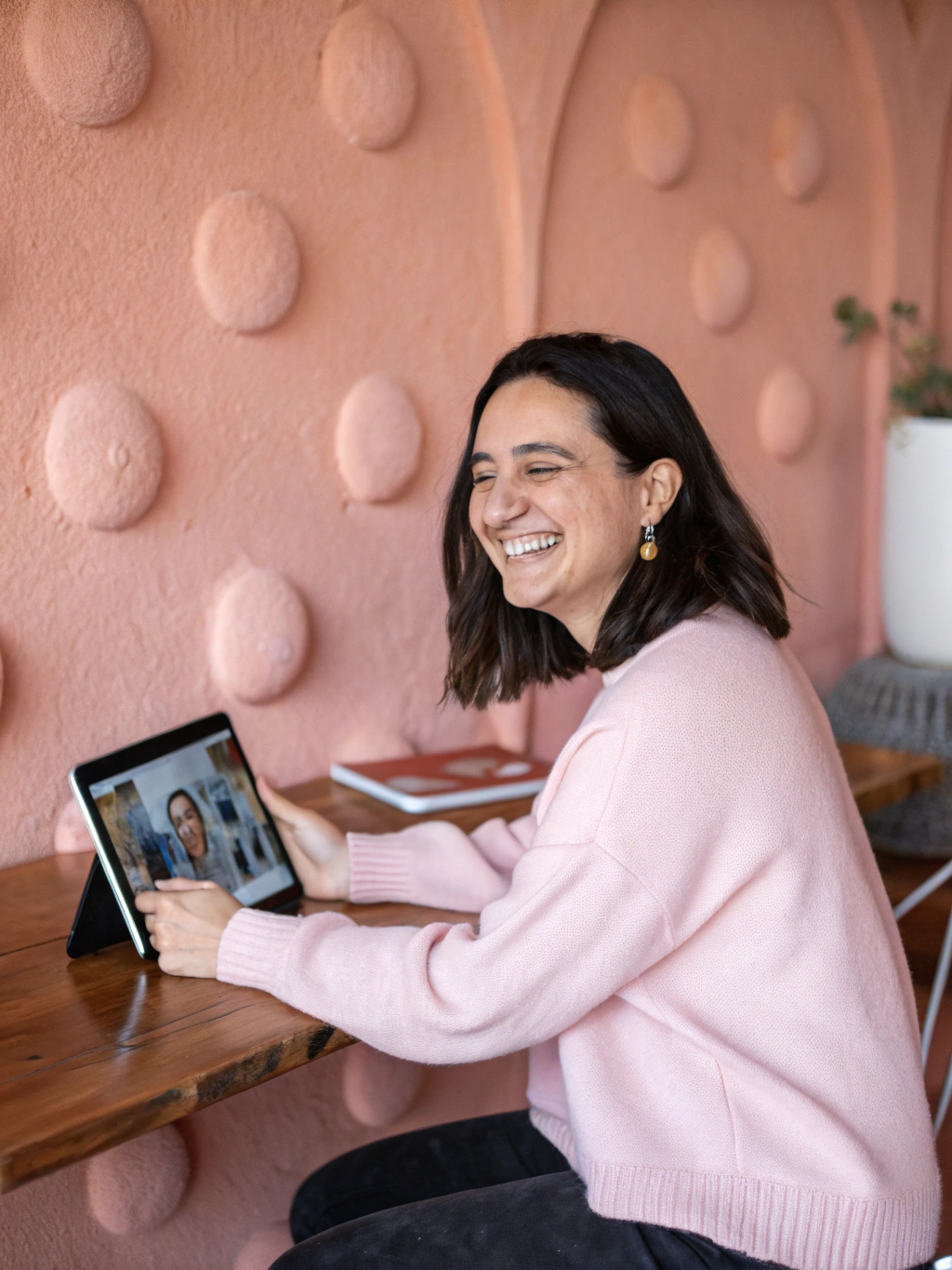 UX Lead Maya Rossi designing app flows